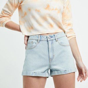PacSun High-waisted Shorts in Light Wash Size 25